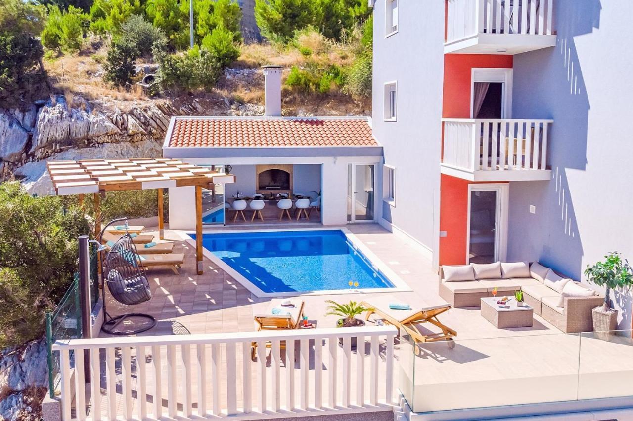 Villa Matan - Only 200M From The Sandy Beaches, Private 28M2 Pool Omiš Exterior foto